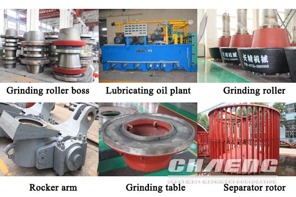 vertical mill parts