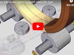 rotary kiln spare parts, support roller, kiln tyre