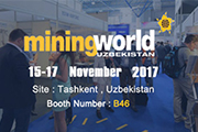 CHAENG will attend Uzbekistan Mining world Exhibition 2017